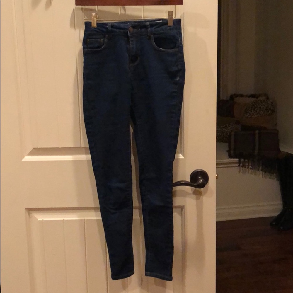 Mid waist skinny jeans